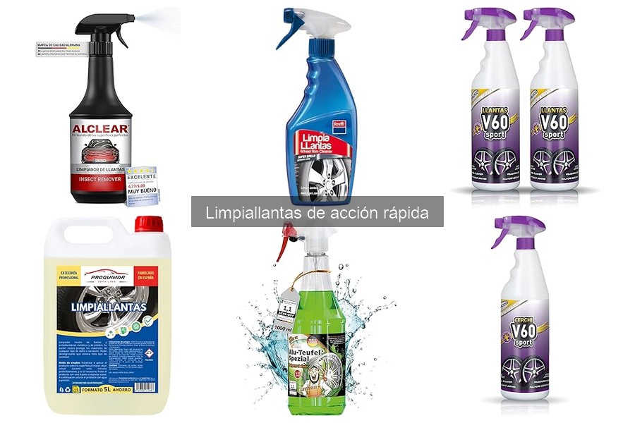 Comparativa: Limpiallantas de Acción Rápida vs Tradicionales