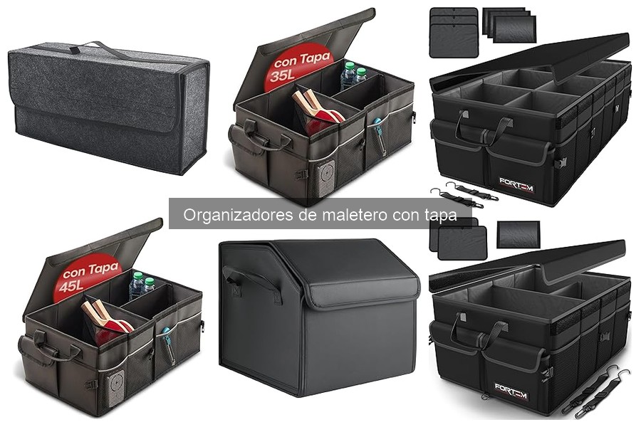 Comparativa: Organizadores de Maletero con Tapa vs Sin Tapa