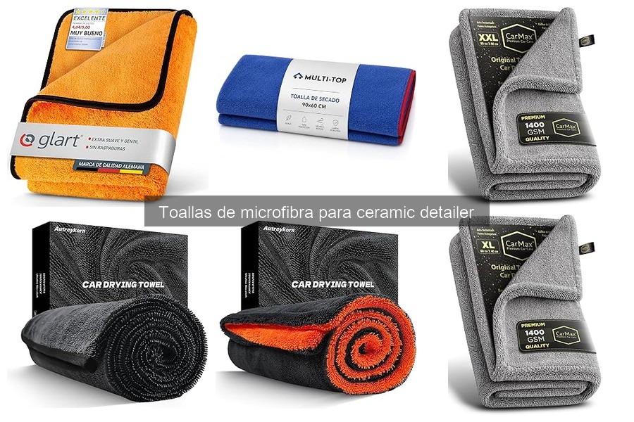 Comparativa: Toallas de Microfibra vs Otros Tipos para Detailing