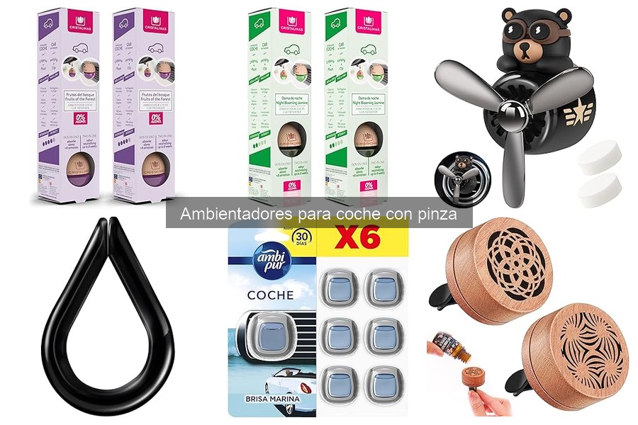 Compra ambientadores para coche con pinza a buen precio