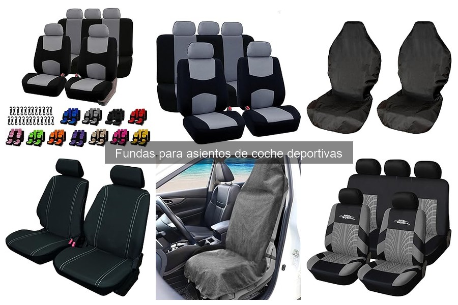 Consejos para mantener fundas deportivas de asientos de coche