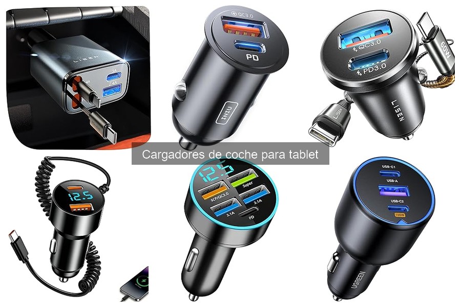 Consejos para usar cargadores de coche para tablet
