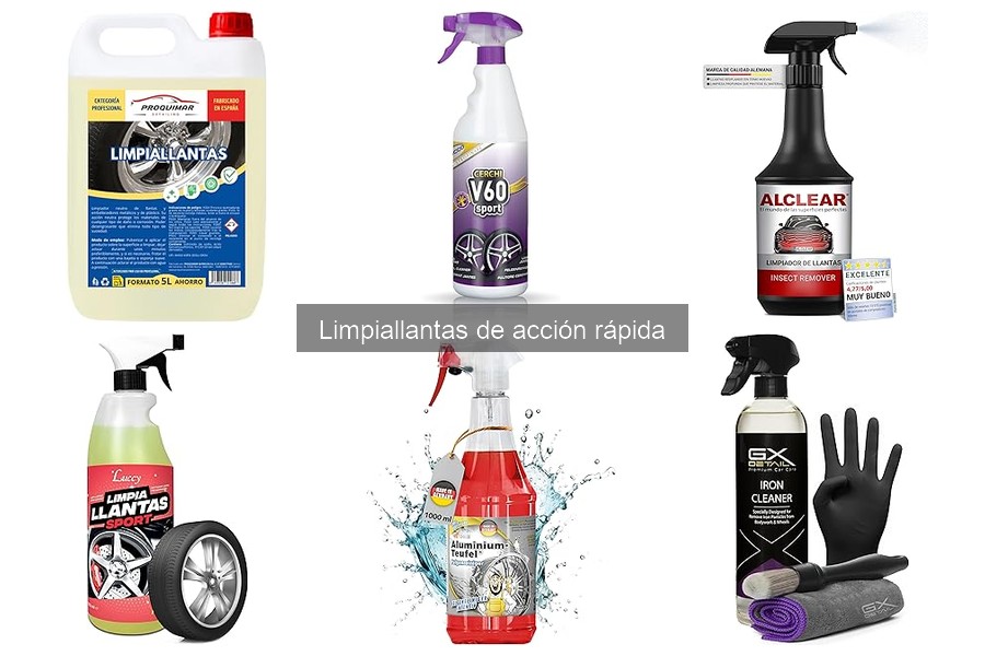 ¿Cuándo usar limpiallantas de acción rápida? Guía útil