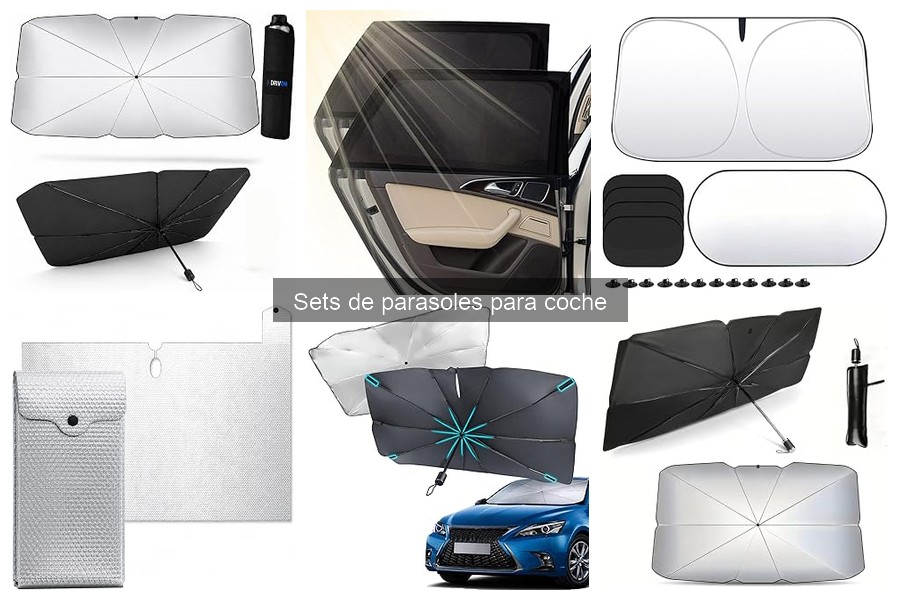 ¿Cuánto cuestan buenos sets de parasoles para coche?