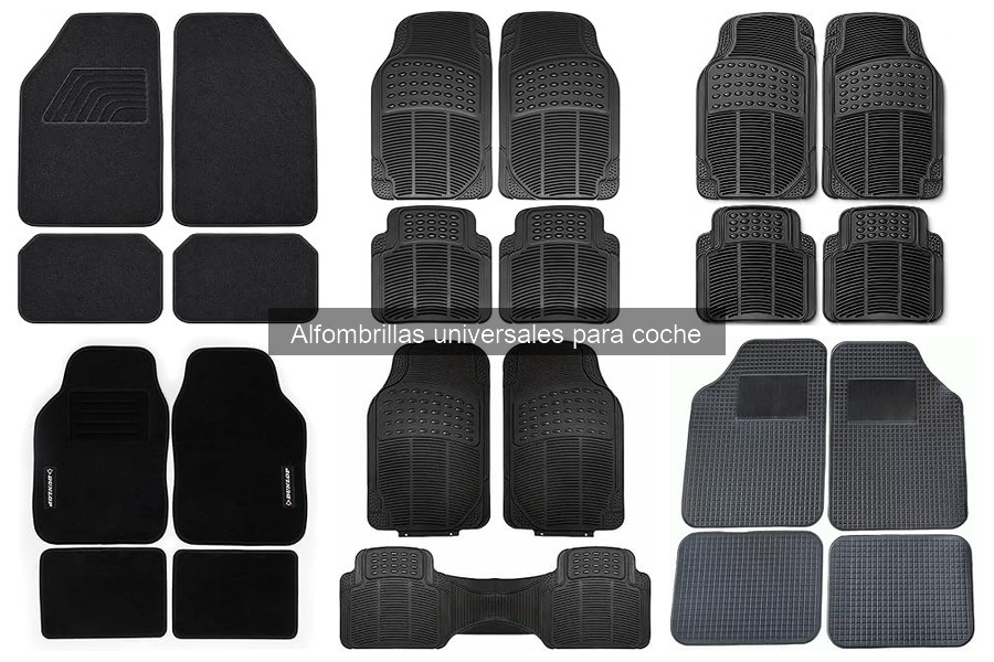 Diferencias entre alfombrillas universales y específicas para coche