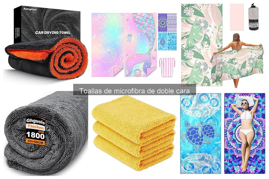 Diferencias entre toallas de microfibra de doble cara y estándar