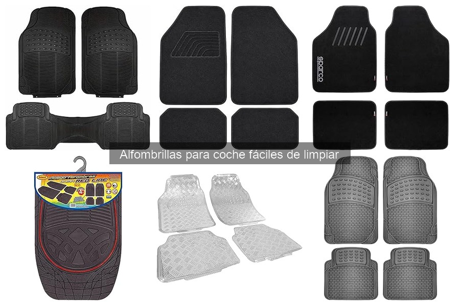 Dónde comprar alfombrillas para coche fáciles de limpiar
