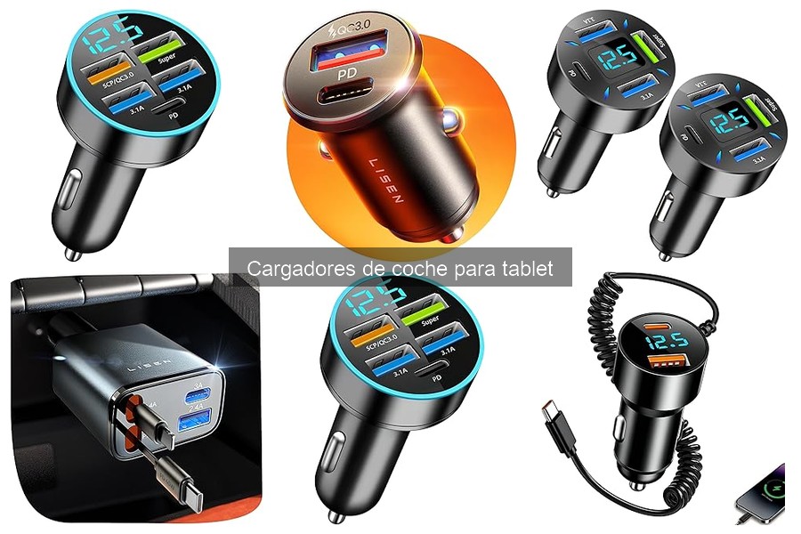 Dónde comprar cargadores de coche para tablet: ¡Mejores opciones!