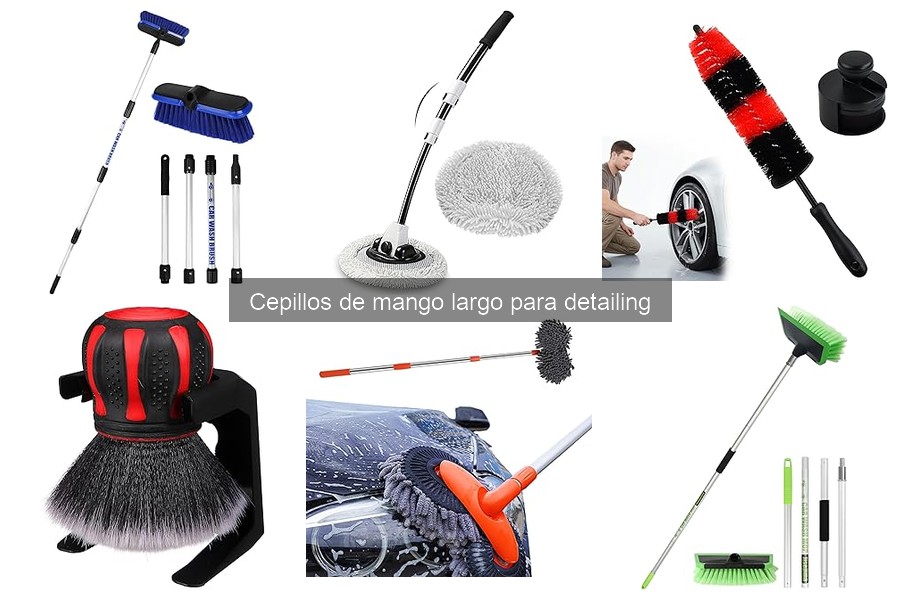 Dónde comprar cepillos de mango largo para detailing: precios