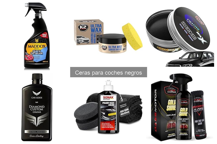 Dónde comprar ceras para coches negros a buen precio