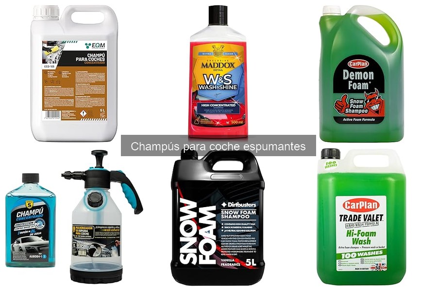 Dónde comprar champús espumantes para coche