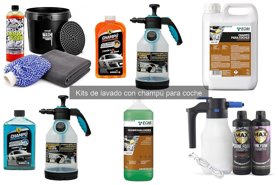 Dónde Comprar Kits de Lavado con Champú para Coche Online