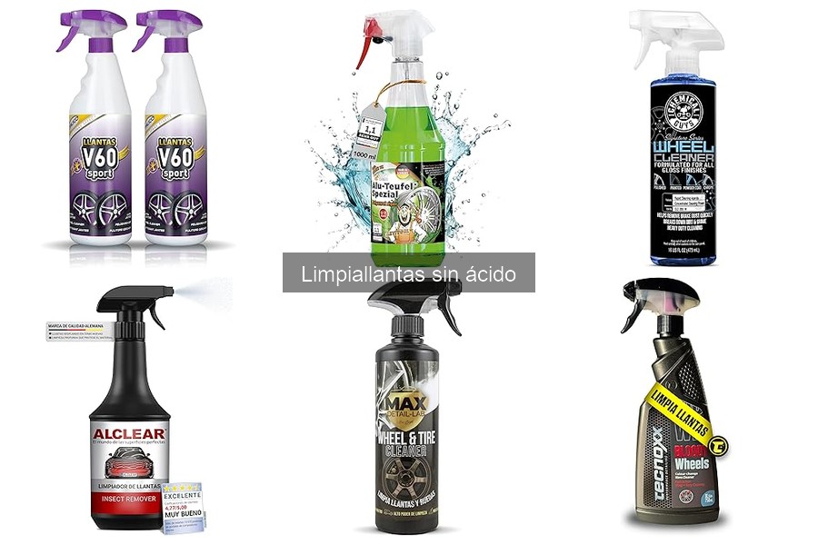 Dónde comprar limpiadores de llantas sin ácido