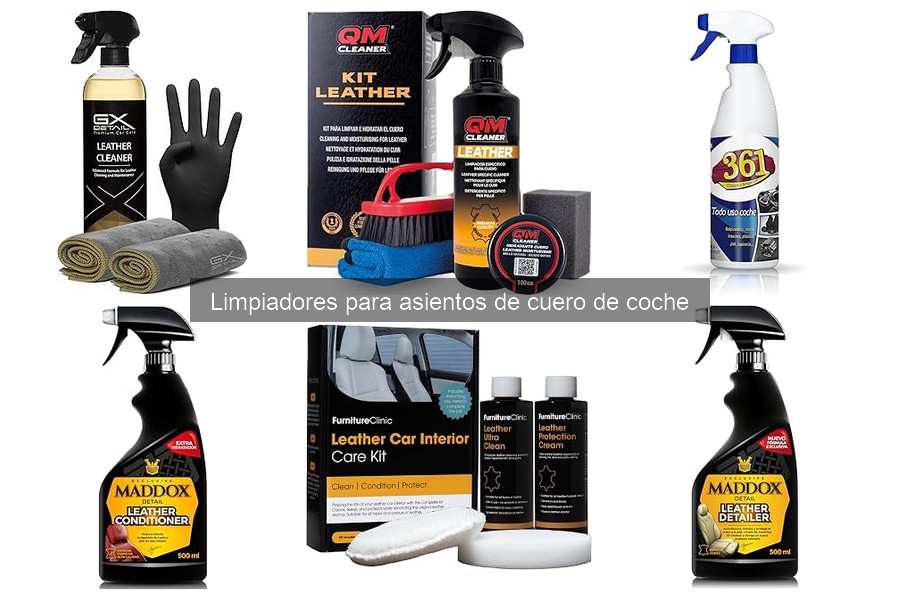 Dónde comprar limpiadores para asientos de cuero de coche