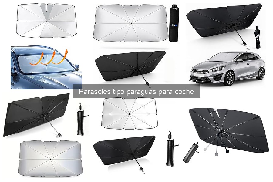 Dónde comprar parasoles tipo paraguas para coche online