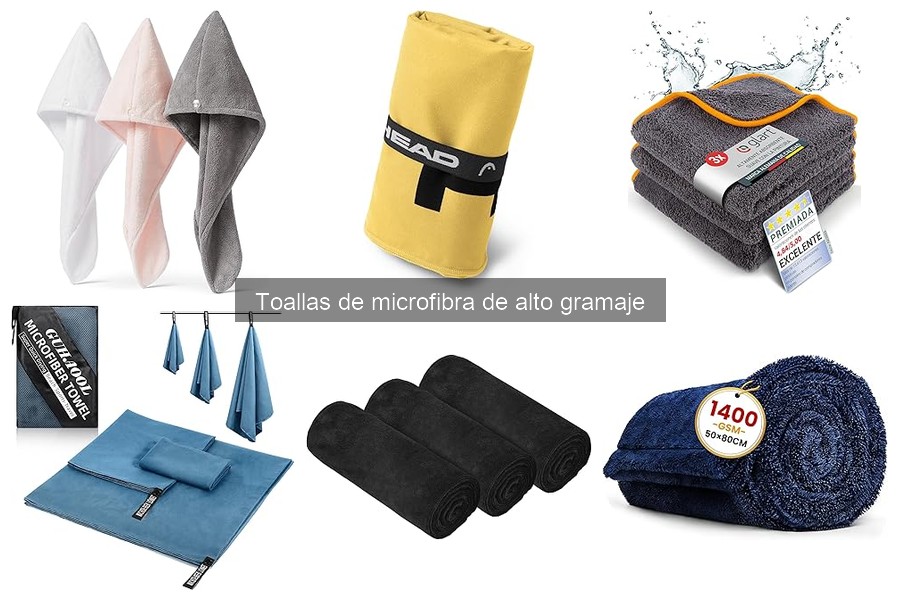 Dónde comprar toallas de microfibra de alto gramaje barato