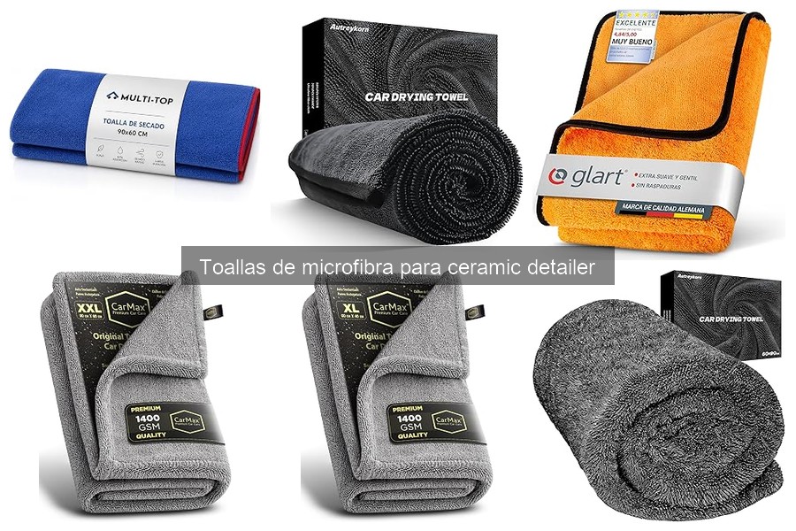 Dónde comprar toallas de microfibra para ceramic detailer