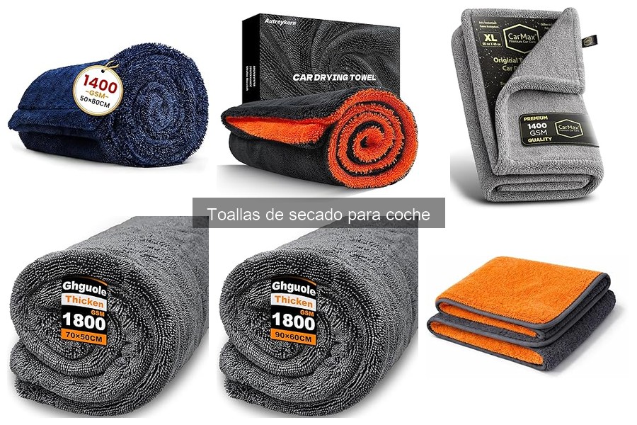 Dónde comprar toallas de secado para coche al mejor precio