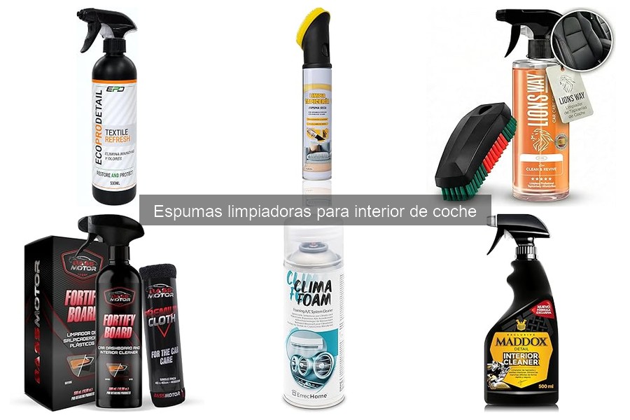 Efectividad de las Espumas Limpiadoras para el Coche