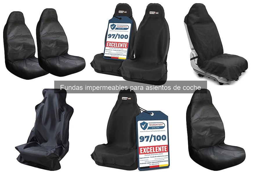 Efectividad de las fundas impermeables para asientos de coche