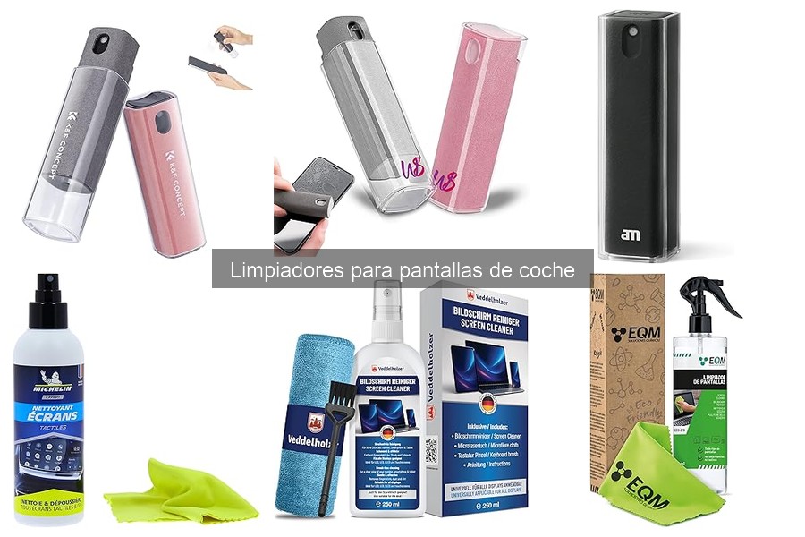 Efectos de Limpiadores de Pantallas en Materiales de Coche