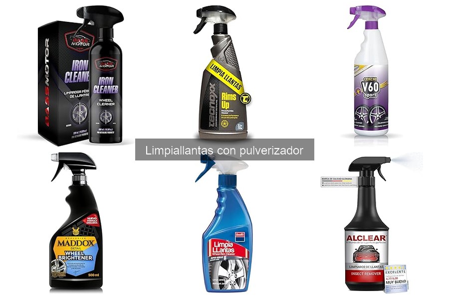** Efectos de limpiallantas en llantas de aleación y acero
