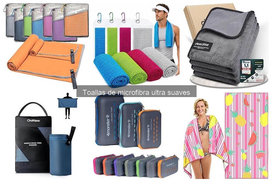 El gramaje ideal para toallas de microfibra ultra suaves
