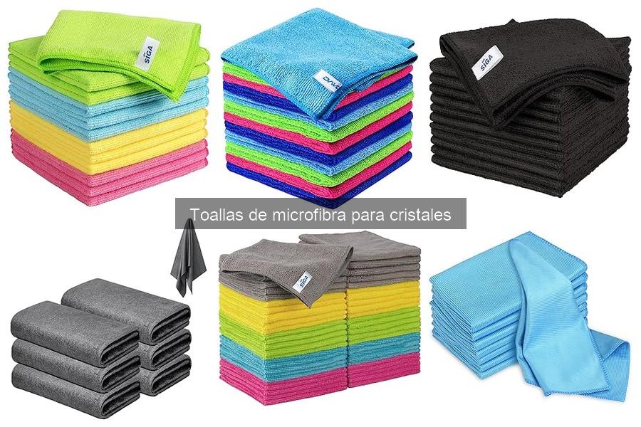 Errores al limpiar cristales con toallas de microfibra