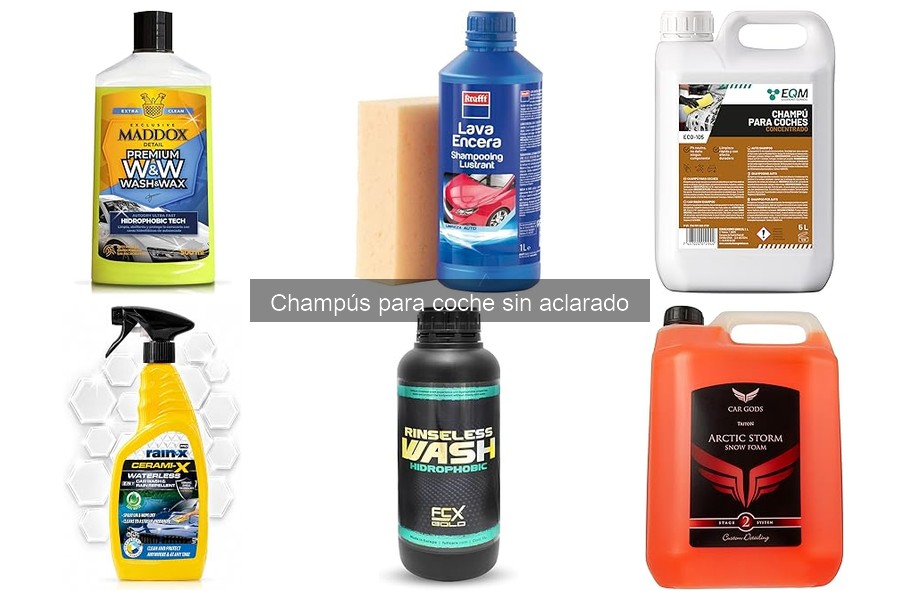 Errores Comunes al Elegir Champús sin Aclarado para Coche