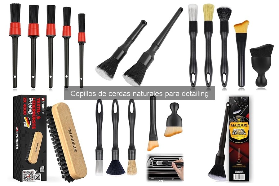 Errores comunes al usar cepillos de cerdas naturales para detailing