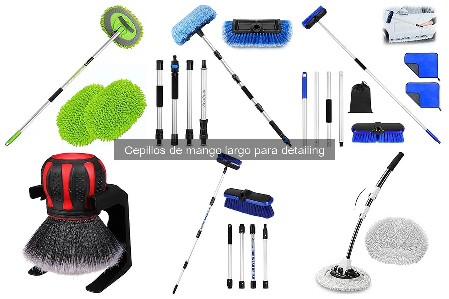 Errores comunes al usar cepillos de mango largo para detailing