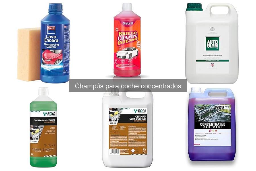 Errores comunes al usar champús concentrados para coche