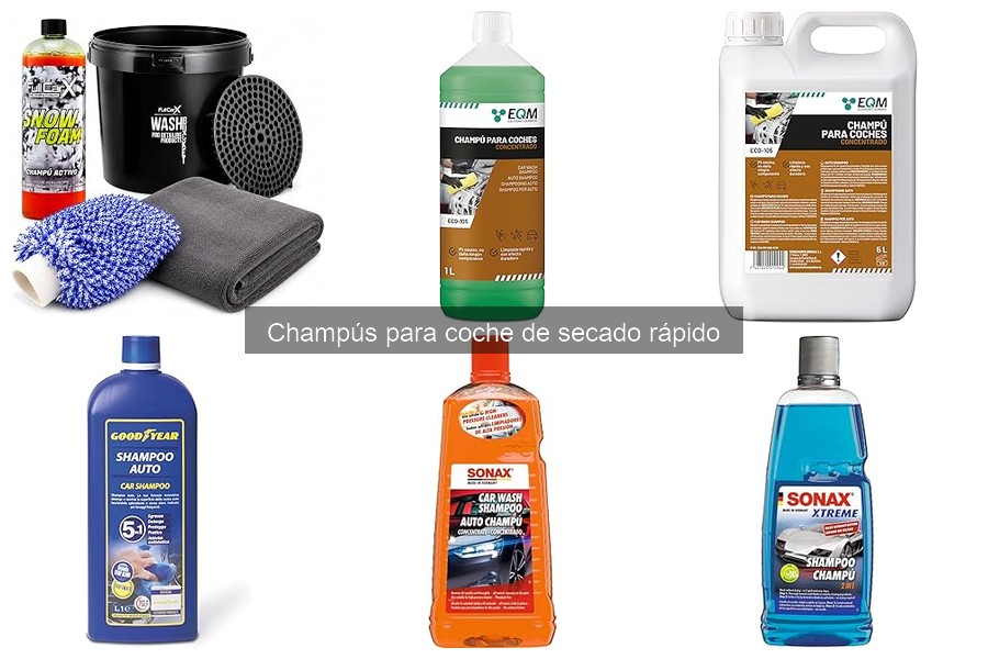 Errores comunes al usar champús de secado rápido para coche