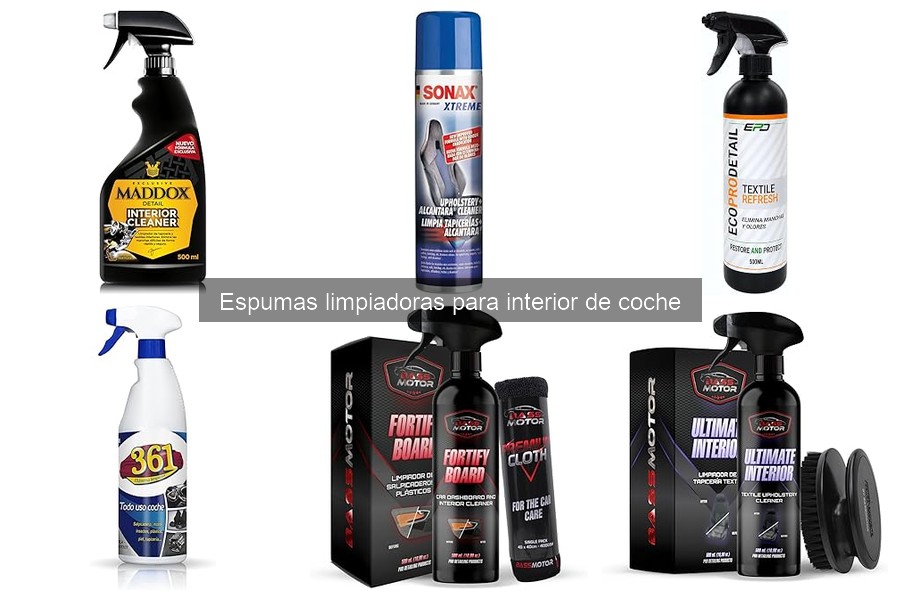 Errores comunes al usar espumas limpiadoras para coche