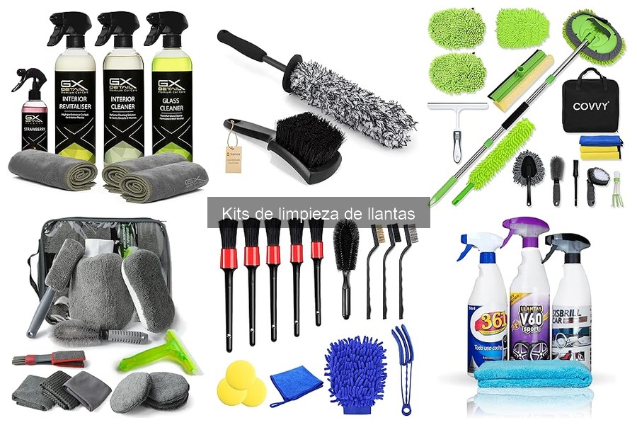 Errores comunes al usar kits de limpieza de llantas