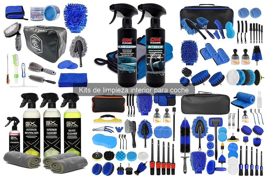 Errores comunes al usar kits de limpieza interior para coche