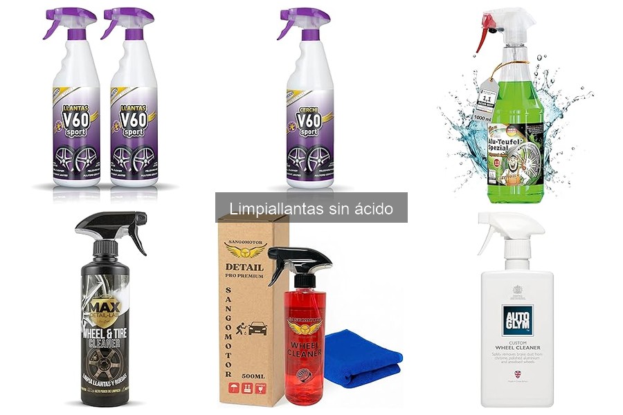 Errores comunes al usar limpiadores de llantas sin ácido