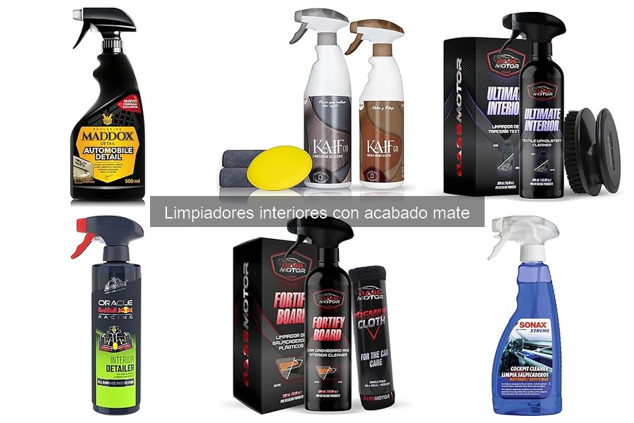 Errores comunes al usar limpiadores interiores mate para coche