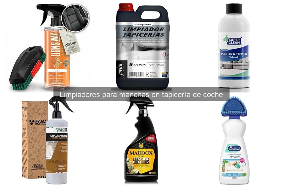 Errores comunes al usar limpiadores para tapicería de coche