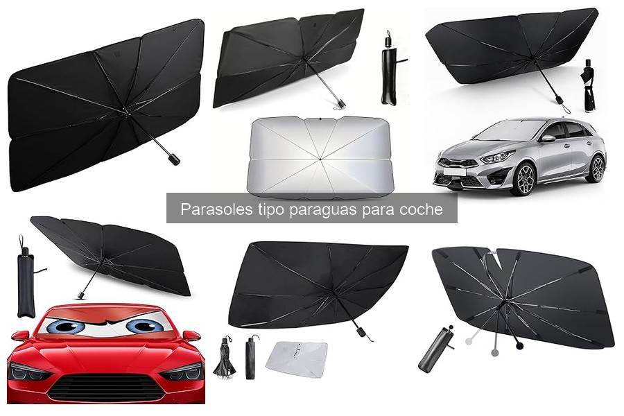 Errores comunes al usar parasoles tipo paraguas para coche