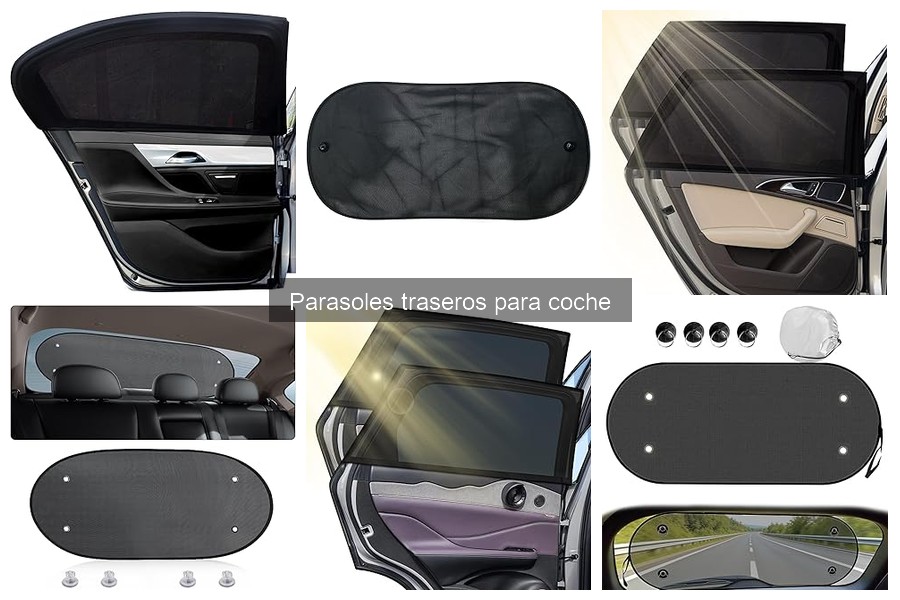 Errores comunes al usar parasoles traseros para coche