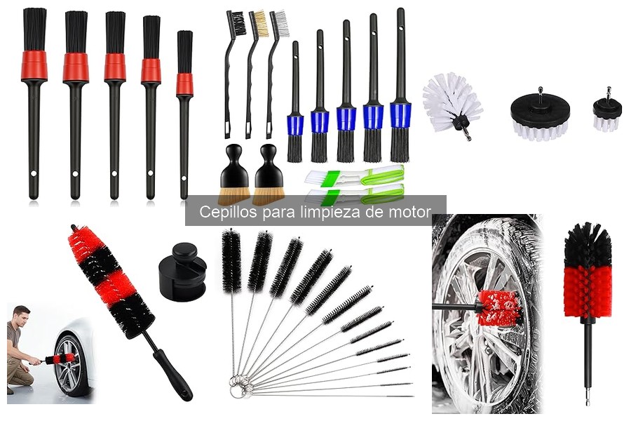 ¿Es Seguro Limpiar el Motor del Coche con Cepillos?