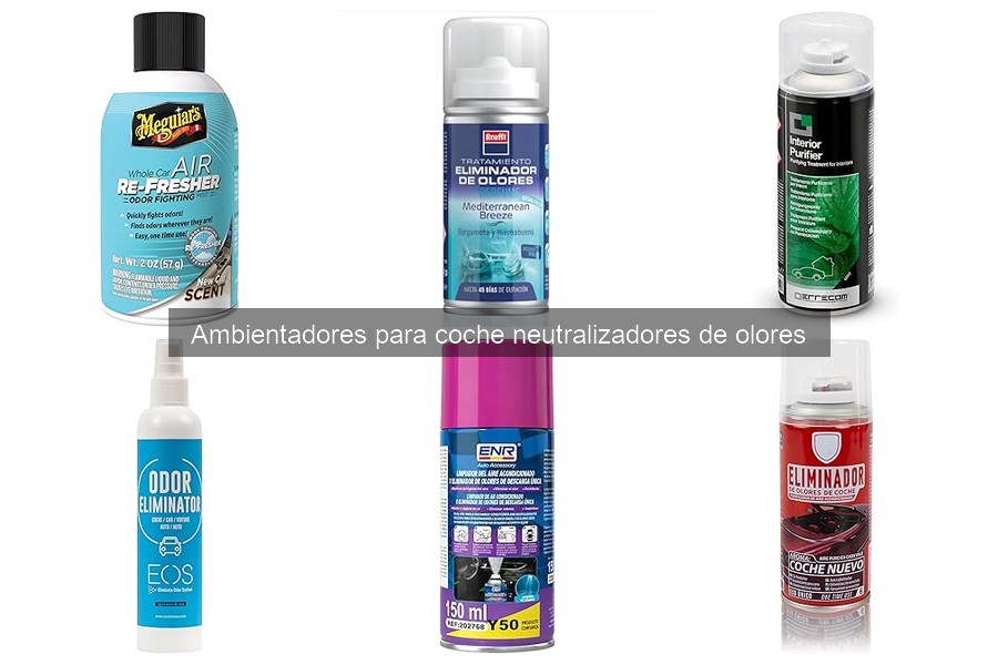 Fragancias populares en ambientadores para coche