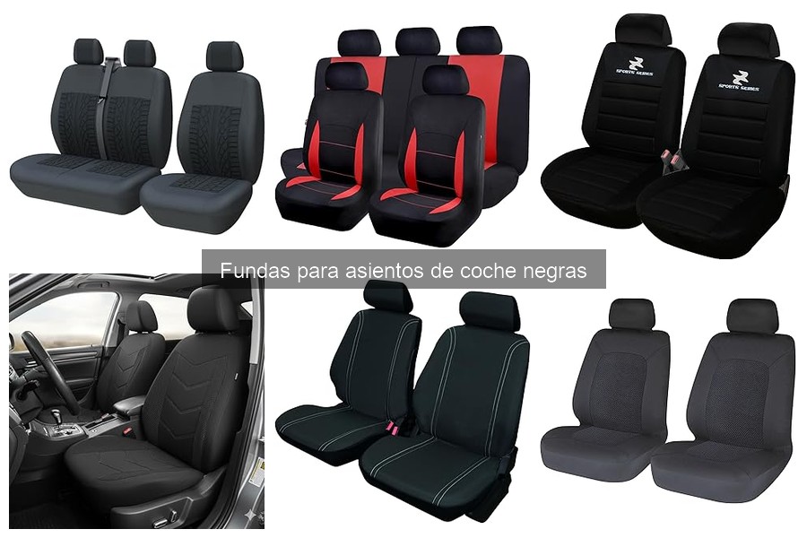 Fundas de Asientos de Coche Negras: ¿Fáciles de Limpiar?