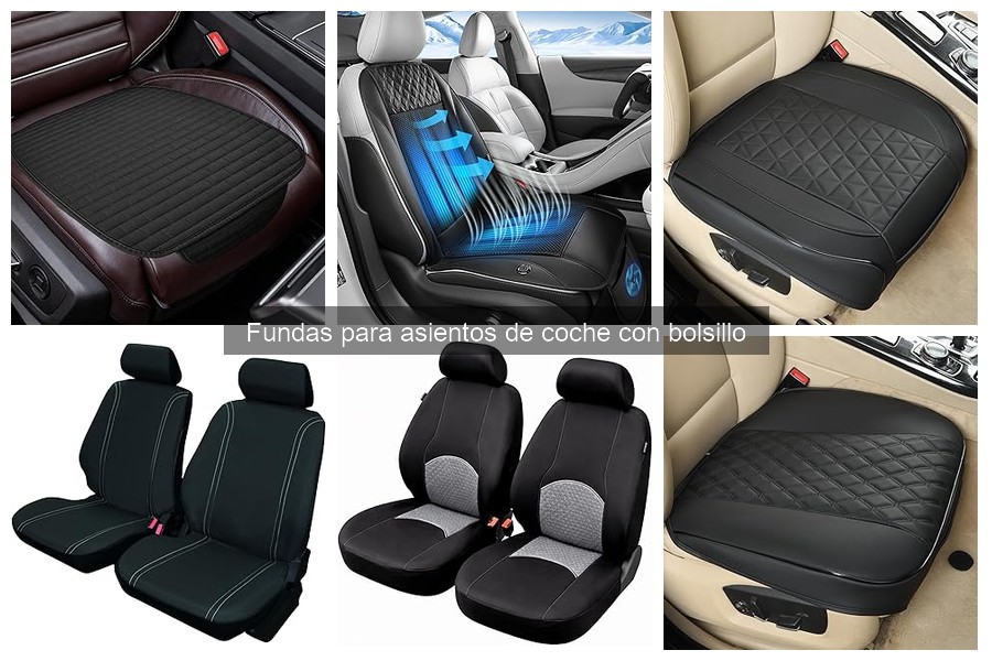 Fundas para Asientos de Coche con Bolsillo - Características Clave