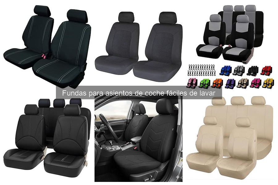 Fundas para asientos de coche fáciles de lavar: características y beneficios