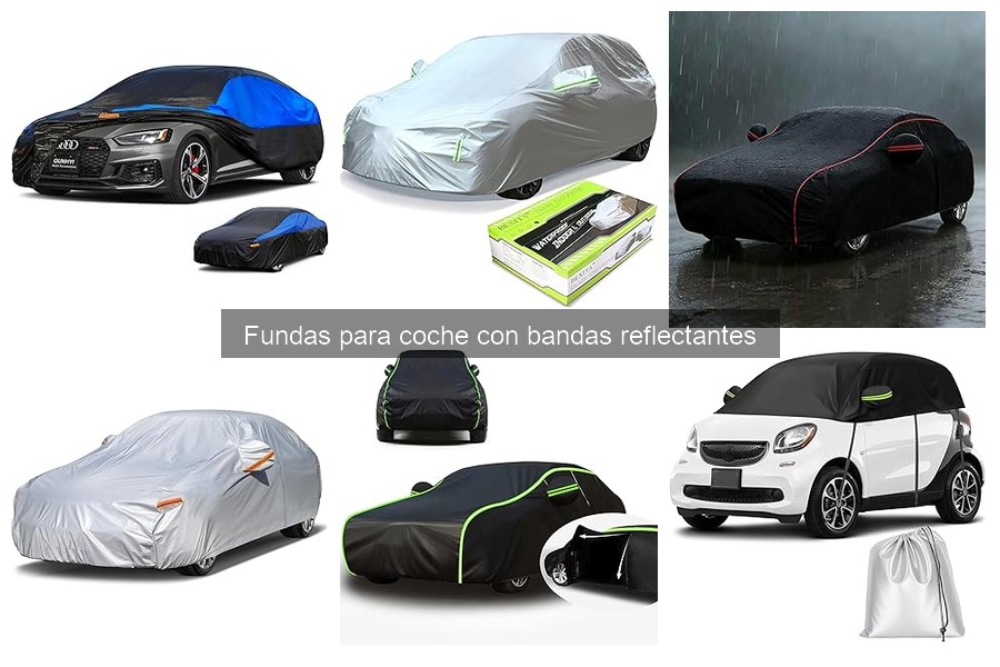 Fundas para coche con bandas reflectantes: ¿qué son?