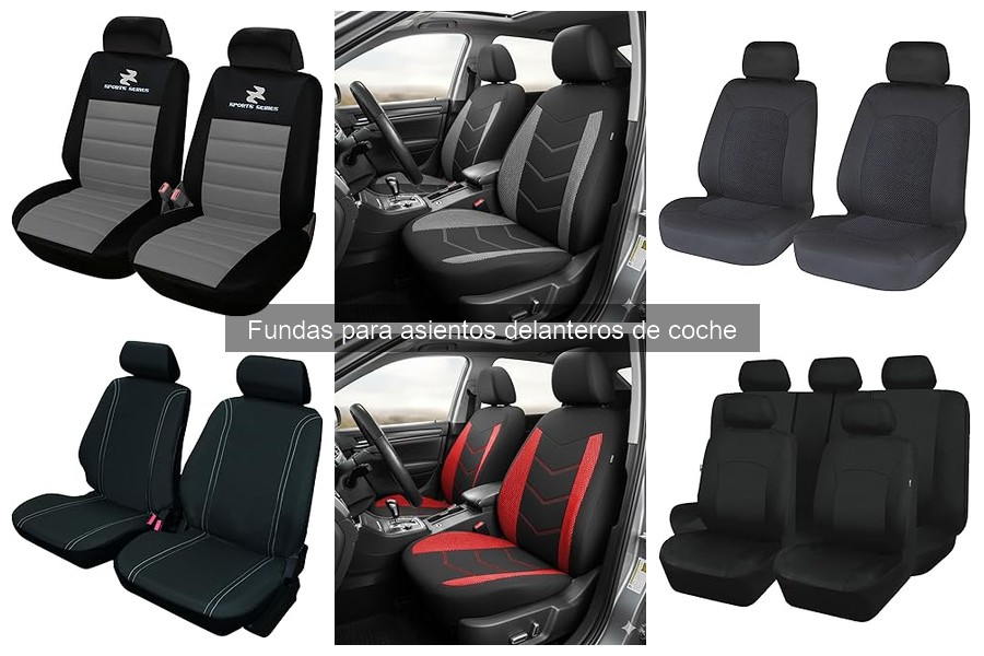 Fundas personalizadas para asientos delanteros de coche