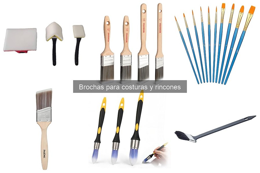 Guía de compra: Brochas para costuras y rincones