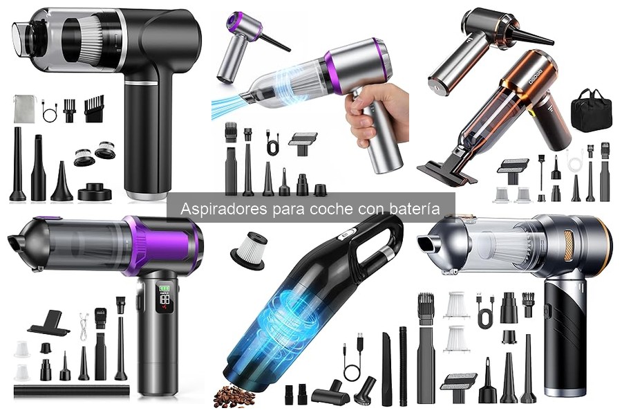 Guía de compra de aspiradores para coche con batería